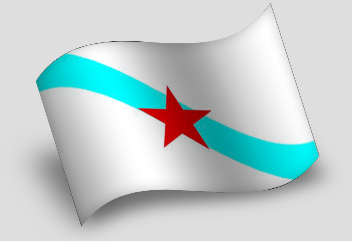 Bandera Galicia Independiente,Estreleira - Banderas Texalia